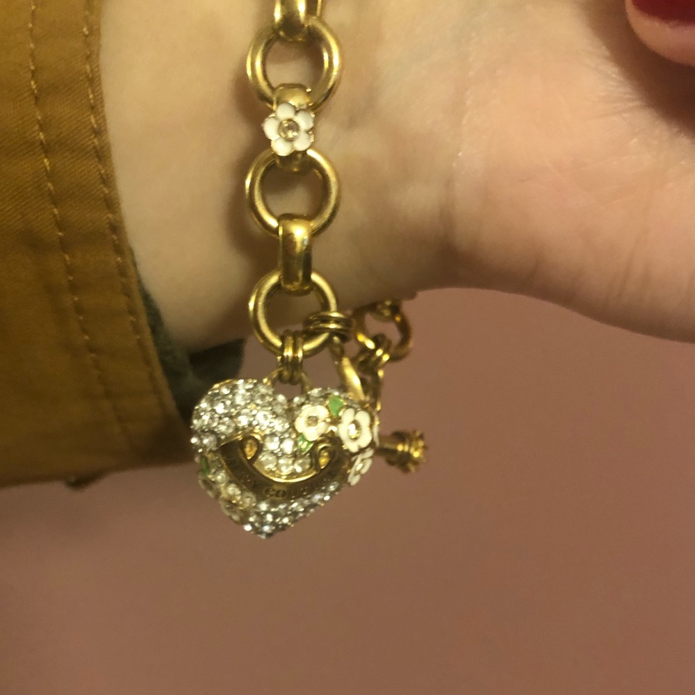 Juicy couture bracelet & earrings